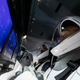 Behnken and Hurley inside the Crew Dragon this past Wednesday, prior to the postponement.